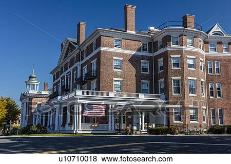 Stock Photo - Curtis Hotel, Lenox, Mass. - New England - Berkshires Autumn. Fotosearch