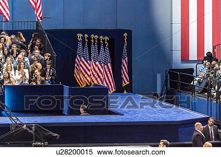 Stock Photography - Election Night at Jacob K. Javits Center for Hillary Clinton, NY NY. Fotosearch