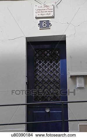 Picture - Erik Satie's house in Montmartre. Fotosearch