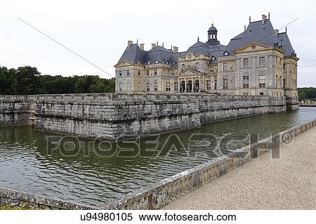 Europe, France, Seine-et-Marne (77), Vaux-le-Vicomte Castle View Large Photo Image Stock Photography - Europe, France, Seine-et-Marne (77), Vaux-le-Vicomte Castle. Fotosearch