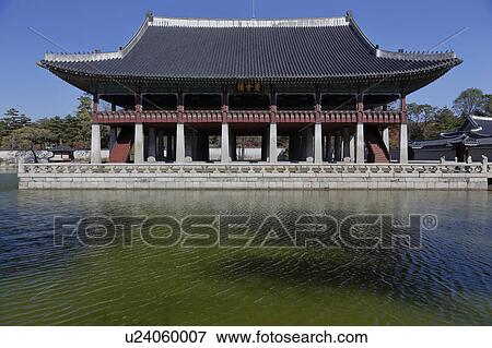 Stock Photo - Gyeongbokgung Palace, Grand Palce Seoul, South Korea, Asia. Fotosearch