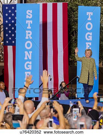 Hillary Clinton Campaigns in Las Vegas, October 12, 2016 View Large Photo Image Stock Image - Hillary Clinton Campaigns in Las Vegas, October 12, 2016. Fotosearch
