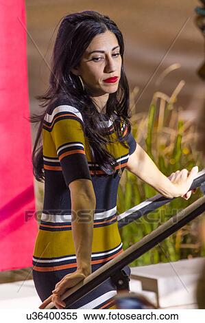 Stock Photography - Huma Abedin, assistant for Hillary Clinton in Las Vegas, October 12, 2016. Fotosearch