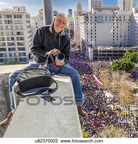 Massive Crowds for Women's March Protesting Donald J. Trump View Large Photo Image Stock Image - Massive Crowds for Women's March Protesting Donald J. Trump. Fotosearch