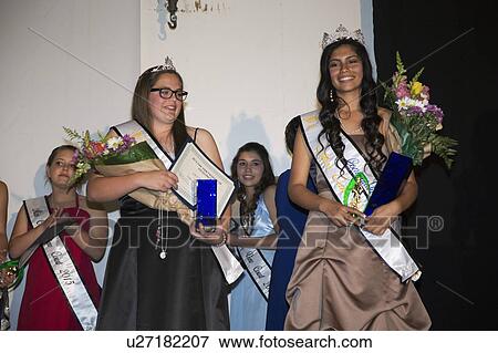 Oak View, California, USA, March 7, 2015, Miss Oak View Pageant of Excellence, Crowned winner of Teenage Beauty Contest View Large Photo Image Stock Photo - Oak View, California, USA, March 7, 2015, Miss Oak View Pageant of Excellence, Crowned winner of Teenage Beauty Contest. Fotosearch