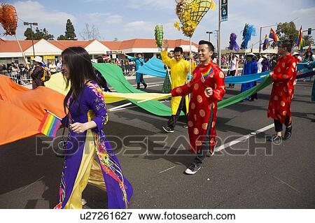 Orange County, City of Westminster, Southern California, USA, February 21, 2015, Little Saigon, Vitenamese-American Community, TET Parade celebrates Tet Lunar New Year View Large Photo Image Stock Photo - Orange County, City of Westminster, Southern California, USA, February 21, 2015, Little Saigon, Vitenamese-American Community, TET Parade celebrates Tet Lunar New Year. Fotosearch
