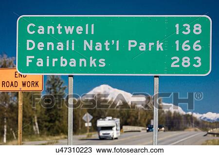 Road Sign to Cantwell, Denali National Park and Fairbanks, Alaska View Large Photo Image Stock Image - Road Sign to Cantwell, Denali National Park and Fairbanks, Alaska. Fotosearch