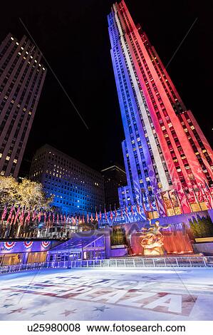 Rockefeller Center "Democracy Plaza" 2016 Presidential Election Coverage, NY NY View Large Photo Image Stock Photo - Rockefeller Center "Democracy Plaza" 2016 Presidential Election Coverage, NY NY. Fotosearch