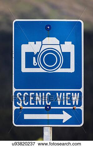 Stock Photo - Scenic View Spot for photos, Alaska backroads. Fotosearch
