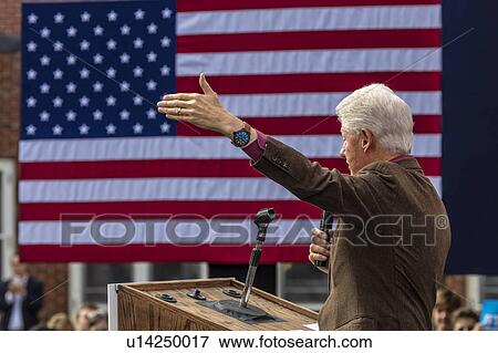 U. S. President Bill Clinton speaks at Keene State College, NH View Large Photo Image Stock Photo - U. S. President Bill Clinton speaks at Keene State College, NH. Fotosearch