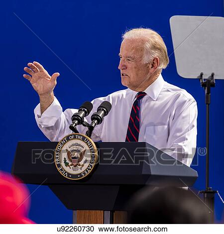 Stock Image - Vice President Joe Biden campaigns for Nevada Democratic U. S. Senate candidate Catherine Cortez Masto and Hillary Clinton. Fotosearch