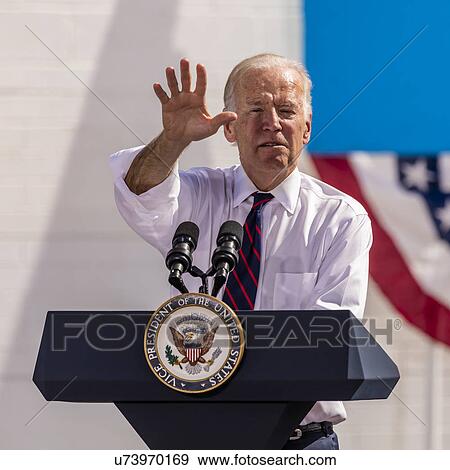 Stock Photo - Vice President Joe Biden campaigns for Nevada Democratic U. S. Senate candidate Catherine Cortez Masto and Hillary Clinton. Fotosearch