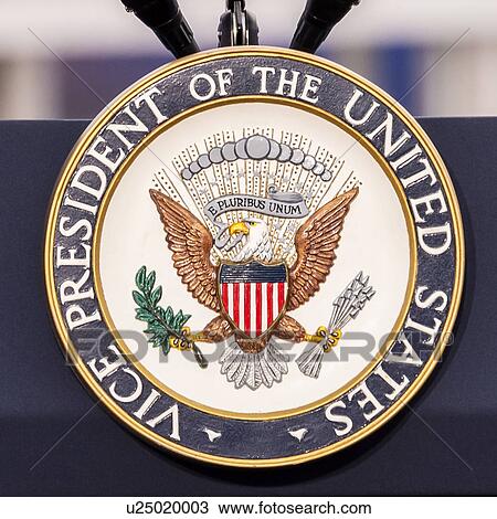 Vice Presidential Seal and Empty Podium, awaiting Vice President Joe Biden Speech View Large Photo Image Stock Image - Vice Presidential Seal and Empty Podium, awaiting Vice President Joe Biden Speech. Fotosearch