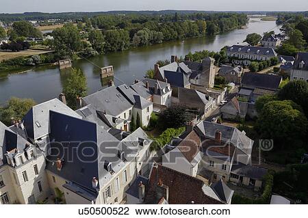 Village and Loire River, Louire Valley - Europe, France, shot from Amboise, Amboise Castle, Chateau d' Amboise, Castle View Large Photo Image Stock Image - Village and Loire River, Louire Valley - Europe, France, shot from Amboise, Amboise Castle, Chateau d' Amboise, Castle. Fotosearch