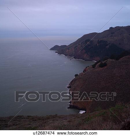 Coastline View Large Photo Image Picture - Coastline. Fotosearch