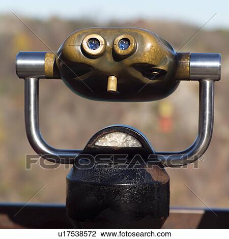 Stock Image - Coin operated viewfinder. Fotosearch