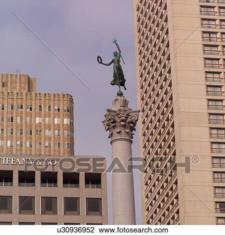 Stock Image - Column in San Francisco. Fotosearch