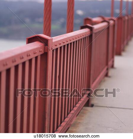 Stock Photo - Golden Gate Bridge Railing. Fotosearch