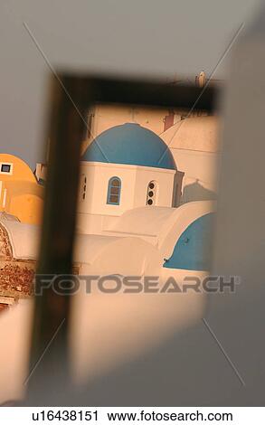 Greek Island of Santorini View Large Photo Image Stock Image - Greek Island of Santorini. Fotosearch