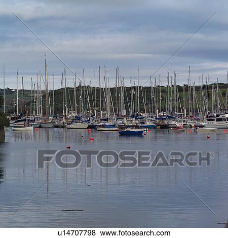 Stock Photo - Ireland - Kinsale - Sail Boats. Fotosearch