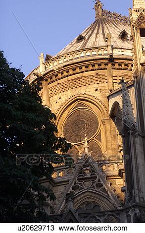 Stock Image - Notre Dame, Ile de la Cité, Paris, France. Fotosearch
