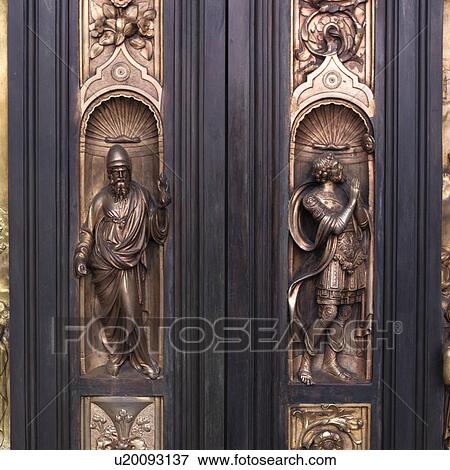 Ornate carvings on church door in San Francisco View Large Photo Image Stock Photo - Ornate carvings on church door in San Francisco. Fotosearch