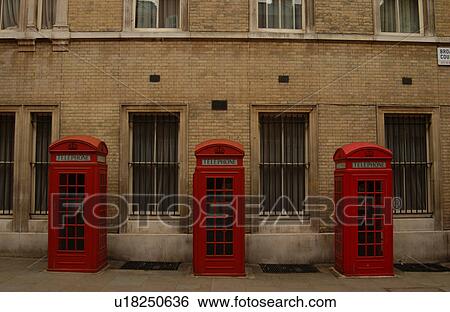Stock Photograph - Phone Booth, London England. Fotosearch