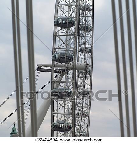 The Ferris wheel London eye in London, England View Large Photo Image Picture - The Ferris wheel London eye in London, England. Fotosearch