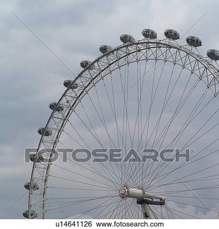 Stock Photograph - The Ferris wheel London eye in London, England. Fotosearch