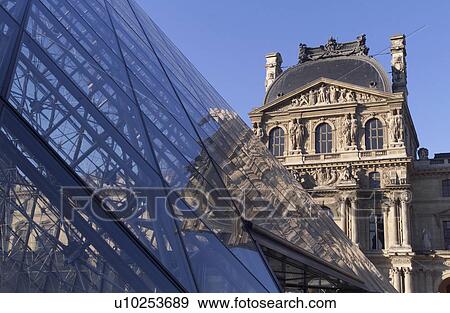 The Louvre Museum, Paris, France View Large Photo Image Stock Photo - The Louvre Museum, Paris, France. Fotosearch