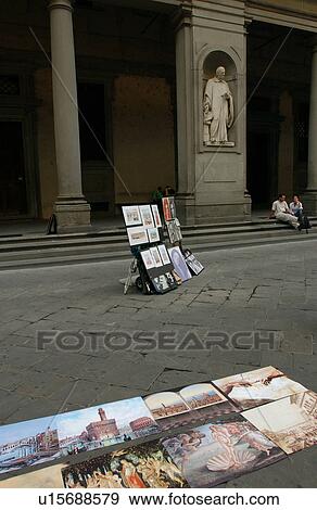 Uffizi Gallery in Florence Italy View Large Photo Image Stock Photo - Uffizi Gallery in Florence Italy. Fotosearch