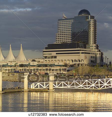 Stock Image - Waterfront - Vancouver, British Columbia, Canada. Fotosearch