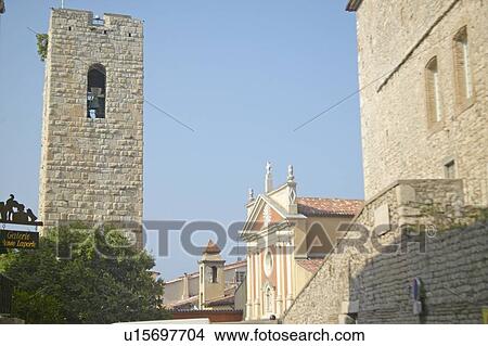 12th century Bell-Tower and church View Large Photo Image Picture - 12th century Bell-Tower and church. Fotosearch