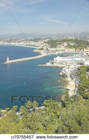 Stock Photo - Aerial View of Port . Fotosearch