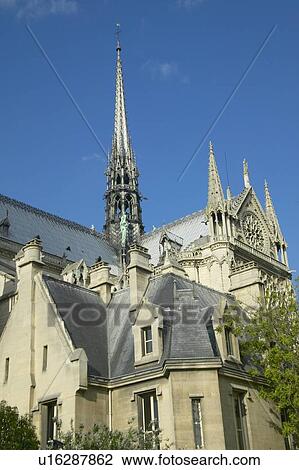 Stock Image - Notre Dame Cathedral, Paris, France. Fotosearch