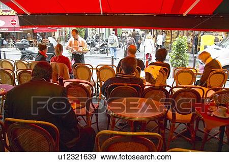 Outdoor Seating under awning at café View Large Photo Image Stock Photo - Outdoor Seating under awning at café. Fotosearch