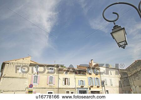 Streetlamp and buildings View Large Photo Image Stock Photograph - Streetlamp and buildings . Fotosearch