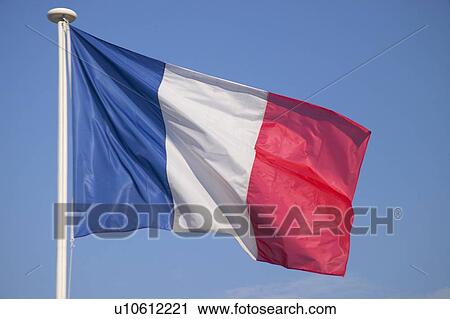 Stock Image - The flag of France. Fotosearch