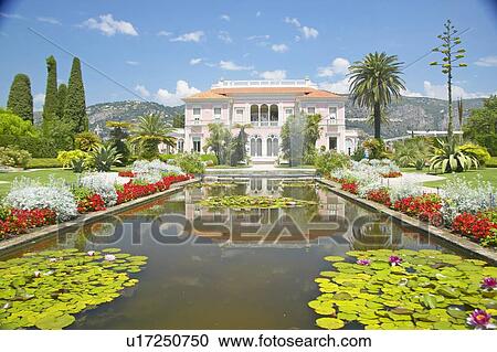 The Gardens and Villa Ephrussi de Rothschild, Saint-Jean-Cap-Ferrat, France View Large Photo Image Stock Image - The Gardens and Villa Ephrussi de Rothschild, Saint-Jean-Cap-Ferrat, France. Fotosearch