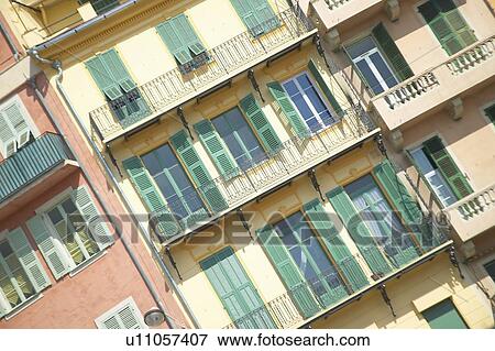 Windows to apartments View Large Photo Image Stock Photo - Windows to apartments. Fotosearch