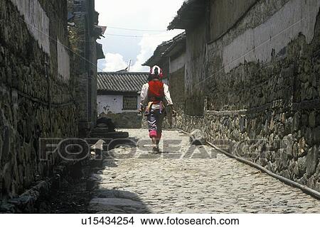 Picture - Bei minority group in Bei People's Village. Fotosearch
