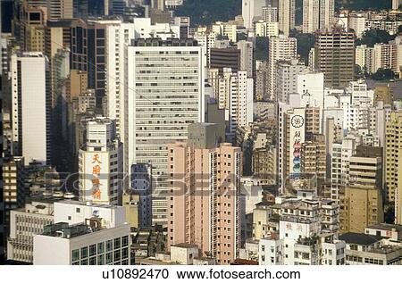 Stock Image - Hong Kong cityscape. Fotosearch