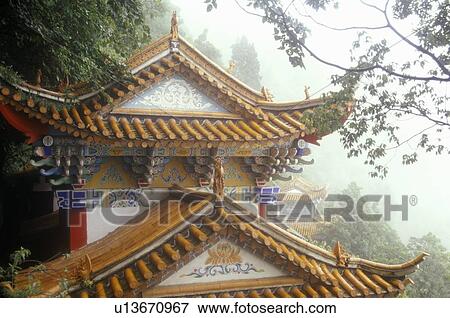 Stock Photo - Sangingge Temple - Western Hills . Fotosearch