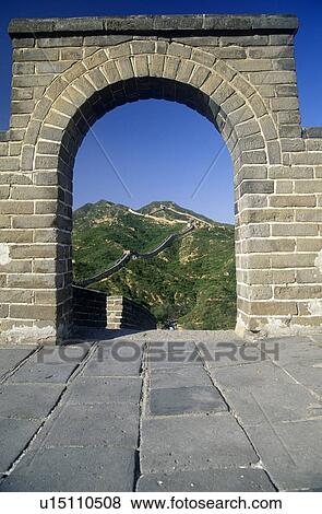 Stock Photo - The Great Wall at Badaling . Fotosearch