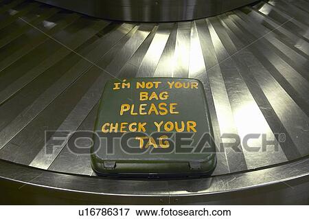 A lost airline bag displayed in the Airport View Large Photo Image Stock Photo - A lost airline bag displayed in the Airport. Fotosearch