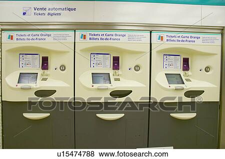 Automated ticket machine at the Metro Station View Large Photo Image Stock Photo - Automated ticket machine at the Metro Station. Fotosearch