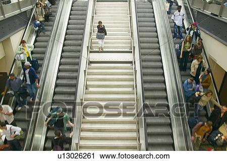 Escalator at the Metro Station View Large Photo Image Stock Image - Escalator at the Metro Station. Fotosearch