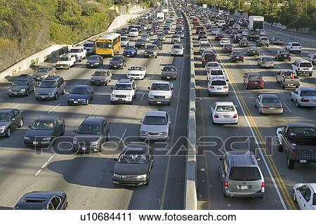 Freeway at rush hour View Large Photo Image Stock Image - Freeway at rush hour. Fotosearch