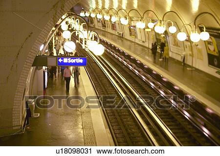 Stock Image - Metro Station. Fotosearch