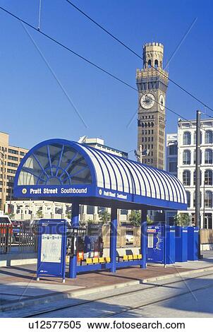 Pratt Street Metro Stop, Baltimore, Maryland View Large Photo Image Stock Photography - Pratt Street Metro Stop, Baltimore, Maryland. Fotosearch